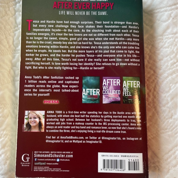Books 2,3,4 of the After series by Anna Todd - Picture 5 of 6